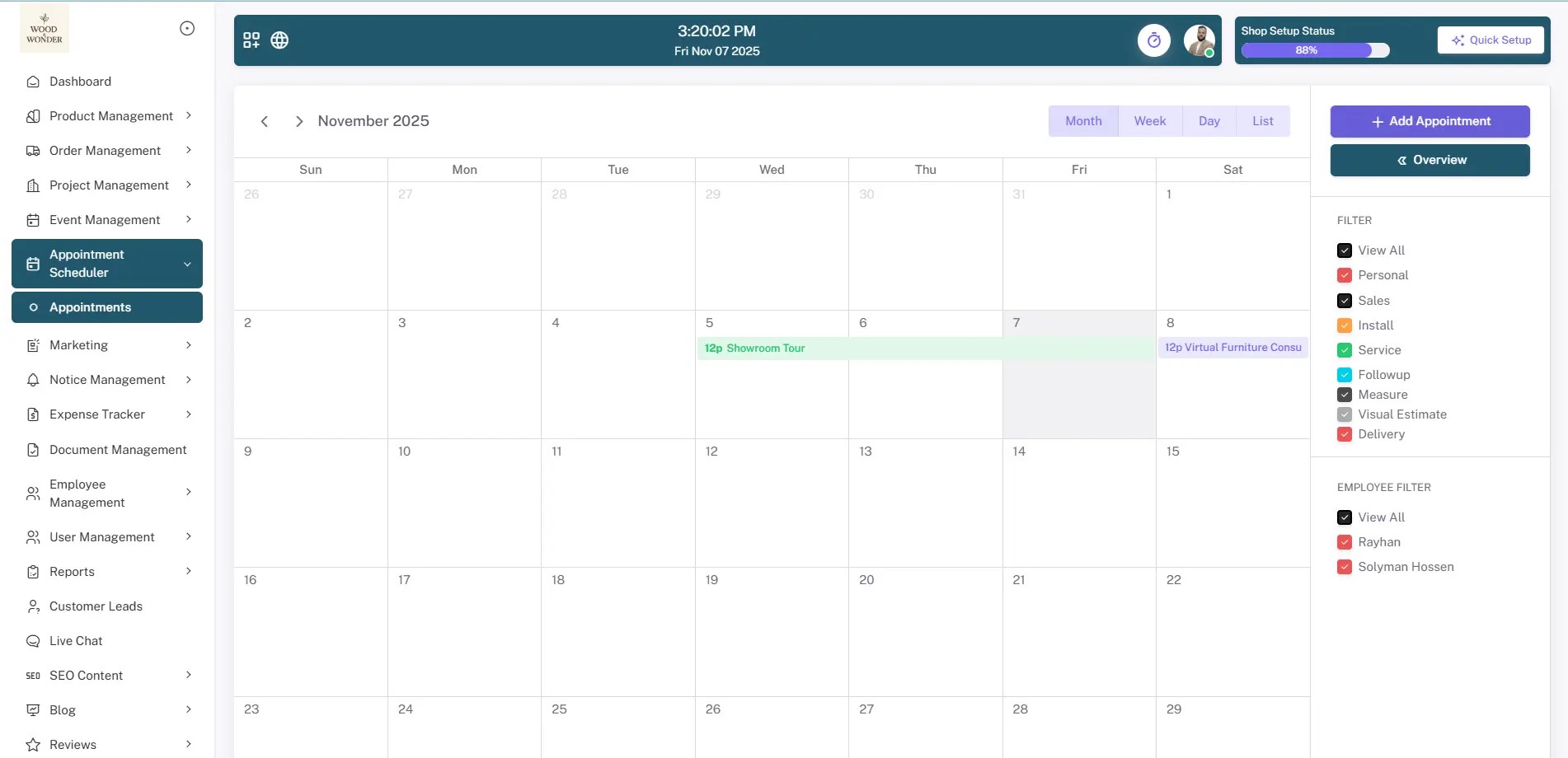 Simplify Client Meetings with Built-In Appointment Scheduling